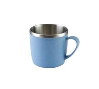 OGOODLE Taza de café acero inoxidable doble capa, taza for beber té la leche, juego bebidas for el hogar con mango