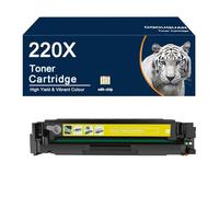 OGOUGUAN 220X 220A Cartucho de tóner compatible con chip para HP Color Laserjet Pro MFP 4302dw 4302fdw 4202dw 4202dn 4302fdn (1 amarillo)