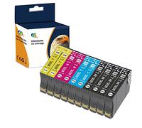 OGOUGUAN 603 XL Tinta Cartuchos Compatible para Epson 603XL 603 para Expression Home XP 2100 XP 2105 XP-3100 XP-3105 XP-4100 XP-4105 Workforce WF 2810 WF 2830 WF 2835 WF 2850(10 Paquete)