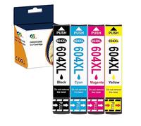 OGOUGUAN 604XL Cartucho de tinta compatible Epson 604XL 604 XL para XP-2200 XP-2205 XP-3200 XP-3205 XP-4200 XP-4205 WF-2910 WF-2930 WF-2935 WF-2950 (Pack de 4)