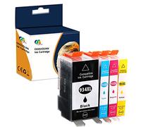 OGOUGUAN 934XL 935XL Cartuchos de Tinta Compatible Reemplazo con HP 934 935 XL para HP Officejet 6230 6830 6815 6812 6835 6820 (Paquete de 4)
