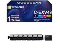 OGOUGUAN C-EXV49 - Cartucho de tóner EXV49 NPG-67 GPR-53 para Canon IR C3320, C3320i, C3325i, C3330i, C3520i, C3525i, C3530i (1 amarillo)