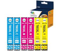 OGOUGUAN Caidi 603XL - Cartucho de tinta compatible con Epson 603 XL para Epson Expression Home XP-2100 XP-2105 XP-3105 XP-3100 XP-4105 XP-4100 (2 cian, 2 amarillo, 2 magenta y negro)