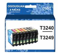 OGOUGUAN CAIDI T3240 T3241 T3242 T3243 T3244 T3247 T3248 T3249 Cartucho de tinta de color premium compatible con Epson SureColor P400