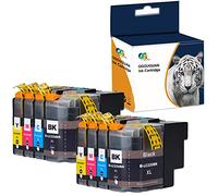 OGOUGUAN Cartucho de tinta compatible con Brother LC22U LC22UXL Cartuchos de tinta compatibles con Brother DCP-J785DW MFC-J985DW DCP-J785DW Impresora (2negro/2Cian/2Magenta/2Amarillo)