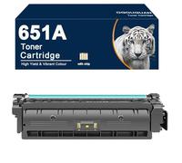 OGOUGUAN - Cartucho de tóner compatible con 651A CE340A CE341A CE342A CE343A para HP Laserjet MFP M775 M775dn M775f M775z M775z+ (CE342A/651A)