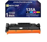 OGOUGUAN - Cartucho de tóner compatible W1350A 135A W1350X 135X negro con chip para Laserjet MFP M234dw M234sdw M234sdn M234dwn M209dw M209dwn M234 M209 (135A, 1100 páginas)
