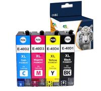 OGOUGUAN - Cartuchos compatibles con Epson T40D1 Multipack para SureColor SC-T2100, SureColor SC-T3100 SC-T5100, SureColor SC-T3100M MFP, SureColor SC-T3100N, SureColor SC- (4pk)