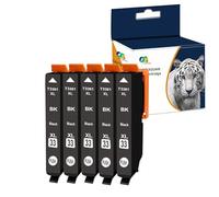 OGOUGUAN - Cartuchos de tinta compatibles para Epson 33 33XL para Expression Premium XP-530 XP-540 XP-630 XP-635 XP-640 XP-645 XP-830 XP-900 XP-7100 (5-foto negro)