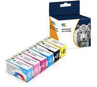 OGOUGUAN Compatible con PP-100 PP-50 PJIC1 PJIC2 PJIC3 PJIC4 PJIC5 PJIC6 Cartuchos de Tinta Pigmentaria Compatible para Epson PP-100N11 PP-50BD PP-50II PP-100II PP100III 28ml