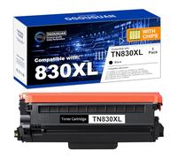 OGOUGUAN TN830XL - Cartucho de tóner de repuesto para Brother TN830XL TN830 compatible con impresoras HL-L2460DW DCP-L2640DW MFC-L2820DW MFC-L2900DW HL-L2405W HL-L2420DW HL-L2480DW (2 negros)