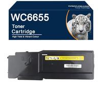 OGOUGUAN WC6655 - Cartucho de tóner compatible 6655 106R02745 106R02746 106R02747 106R02744 para Xerox WorkCentre 6655i (1 Yellow)