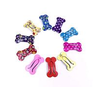 Ogquaton 10 UNIDS Mini Forma de Hueso de Perro Pinza de Pelo Mascota Creativa Horquilla Encantadora Accesorios para el Cabello Tocado para Cachorro de Color Al Azar