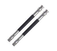 Ogquaton Acero inoxidable Dual Head Lápiz Extender Holder Lápiz de doble cabeza Accesorios de papelería para Papelería 2 Pcs
