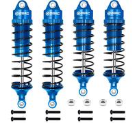 OGRC - Juego de amortiguador de aceite RC para 1/10 Traxxas Slash 2WD, Hoss, Rustler 4X4 VXL, Slash 4X4, Bandit, Ford, Nitro, Stampede Upgrades de repuesto de 5863 (azul)
