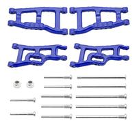 OGRC - Paquete de 4 brazos de suspensión delantera y trasera de plástico para 1/10 Traxxas Slash 2WD Ford F-150 reemplazo de 2555 3631 (azul)