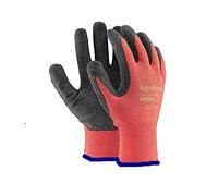 Ogrifox - 24 pares de guantes de trabajo con recubrimiento de látex seguro, resistentes, para jardinería y albañilería