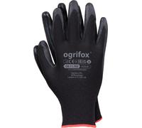 Ogrifox Guantes de látex OX-ECOLAT | Guantes de protección | Guantes de trabajo | OX.11.702 | Negro | 10 Tamaño | 240 pares