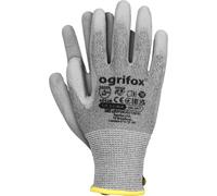 Ogrifox Guantes de nailon ox.12.964 Hiit, acero gris, 8 tamaños, 120 pares