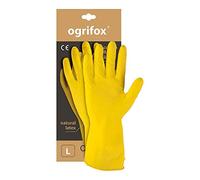 Ogrifox OX-Flox_M - Guantes de protección, Ox.11.310 Flox, color amarillo, tamaño mediano, 12 unidades