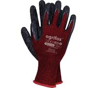 Ogrifox OX-MELAT_CB10 - Guantes de látex (240 pares), color rojo y negro