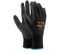 Ogrifox OX-Poliur_Bb9 - Guantes protectores (24 unidades, OX.12.442, pulido), 12 Parejas, color negro