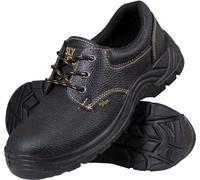 Ogrifox OX-SLX-P-SB_46, Industrial Boot Hombre, Negro Y Dorado, EU