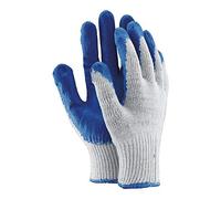Ogrifox OX-Uniwamp_N - Guantes de protección, Ox.11.121 Uniwamp, color blanco y azul, 9 tamaños, 10 unidades