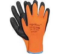 Ogrifox OX-Winort_11 - Guantes de protección Ox.12.326 Winort, color naranja y negro, talla 11, 12 unidades