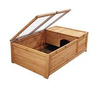 Ogrmar Jaula de Madera para Tortugas de 38 x 13 x 24 Pulgadas, Jaula Grande con Parte Inferior extraíble para Animales pequeños y Reptiles en Interiores y Exteriores