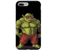 Ogro grande con gafas de sol para adultos y niños Carcasa para iPhone 7 Plus/8 Plus