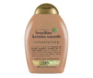 Ogx - Acondicionador Keratina Brasileña Cabellos Ondulados O Rizados Acondicionadores 385 ml unisex