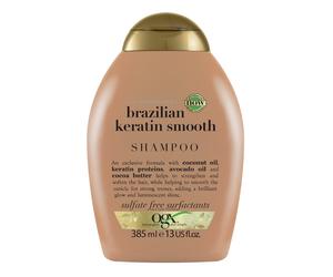 Ogx - Champú Keratina Brasileña Cabellos Ondulados O Rizados Champús 385 ml unisex