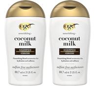 OGX Champú nutritivo + leche de coco 3 fl oz (Paquete de 2)