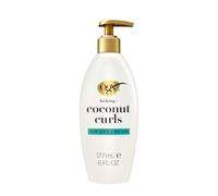 OGX Crema de secado al aire con rizos de coco y bloqueo, sin parabenos, 6 | Con aceite de coco y manteca de karité, mejora los rizos y reduce el encrespamiento, para estilos suaves