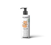 Oh, Baby! Leche corporal orgánica y vegana para la piel sensible del bebé I leche corporal enriquecida con pre- y probióticos | cuida intensamente I con agua termal, cera de carnauba y aceite de