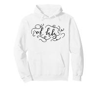 Oh Baby Swirl Script Cita Oh Baby Text Laurels Sudadera con Capucha