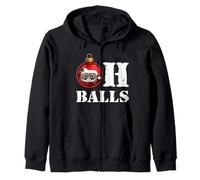 OH Balls - Grumpy Cat Christmas Sudadera con Capucha