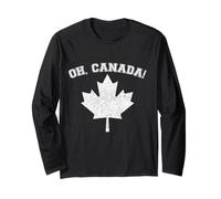 Oh canadá gracioso Canadiense Maple Leaf Patriotic Canadá día Manga Larga
