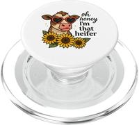 Oh cariño, Soy Esa novilla Gracioso PopSockets PopGrip para MagSafe