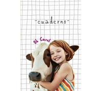 Oh Carol Cuaderno Abrazo de Vaca: Libreta tamaño cuartilla, tamaño mediano, papel cuadriculado, a5, tapa blanda, hojas blancas | diseño de portada: ... a una vaca | 60 hojas, 120 páginas, 90 gramos