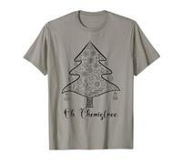 Oh Chemistree Elementos de Tabla periódica Química Navidad Camiseta