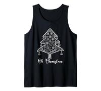 Oh Chemistree Elementos de Tabla periódica Química Navidad Camiseta sin Mangas