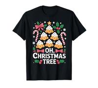 Oh Christmas Tree Christmas Holiday Cookies Bastones de Caramelo Camiseta