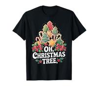 Oh Christmas Tree Christmas Holiday Cookies Bastones de Caramelo Camiseta