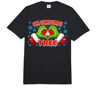 Oh Christmas Tree Debbie Cake Lovers Funny Holiday Pun Comfort Colors Adult Heavyweight T-Shirt