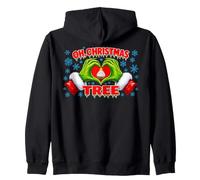 Oh Christmas Tree Debbie Cake Lovers Funny Holiday Pun Sudadera con Capucha