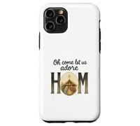 Oh Come Let Us Adore Him - Watercolor Nativity Christmas Carcasa para iPhone 11 Pro
