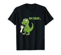 Oh Crap... T-Rex with Short Hands Holding Tissue Paper Camiseta
