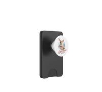 Oh Deer Christmas is Here, Lindo Animal de bambú Vintage de Invierno PopSockets PopWallet para MagSafe